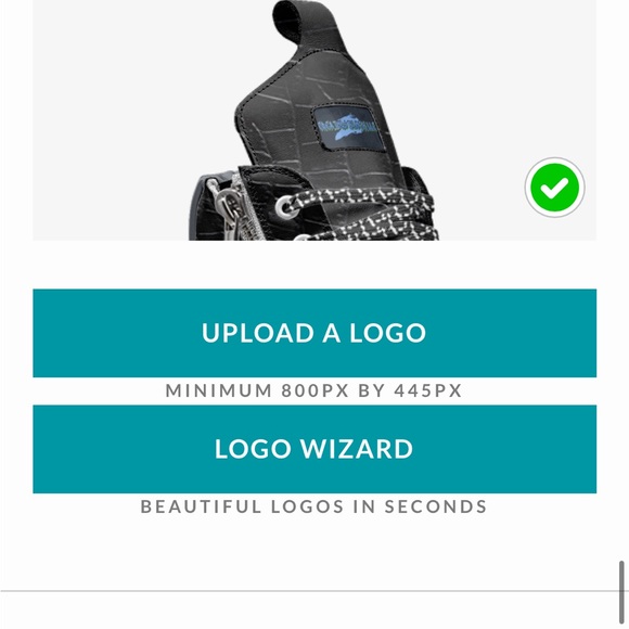 Black and Gray Men's Boots - Picture 3 of 4